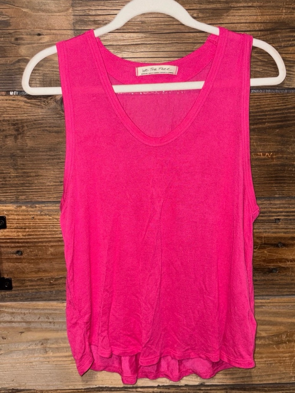 We The Free Pink Sleeveless Tank Top